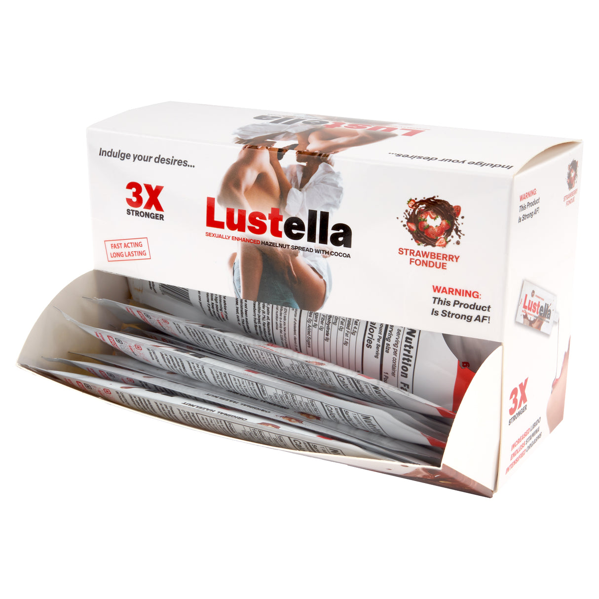 Lustella Enhanced Hazelnut Spread - 20ct