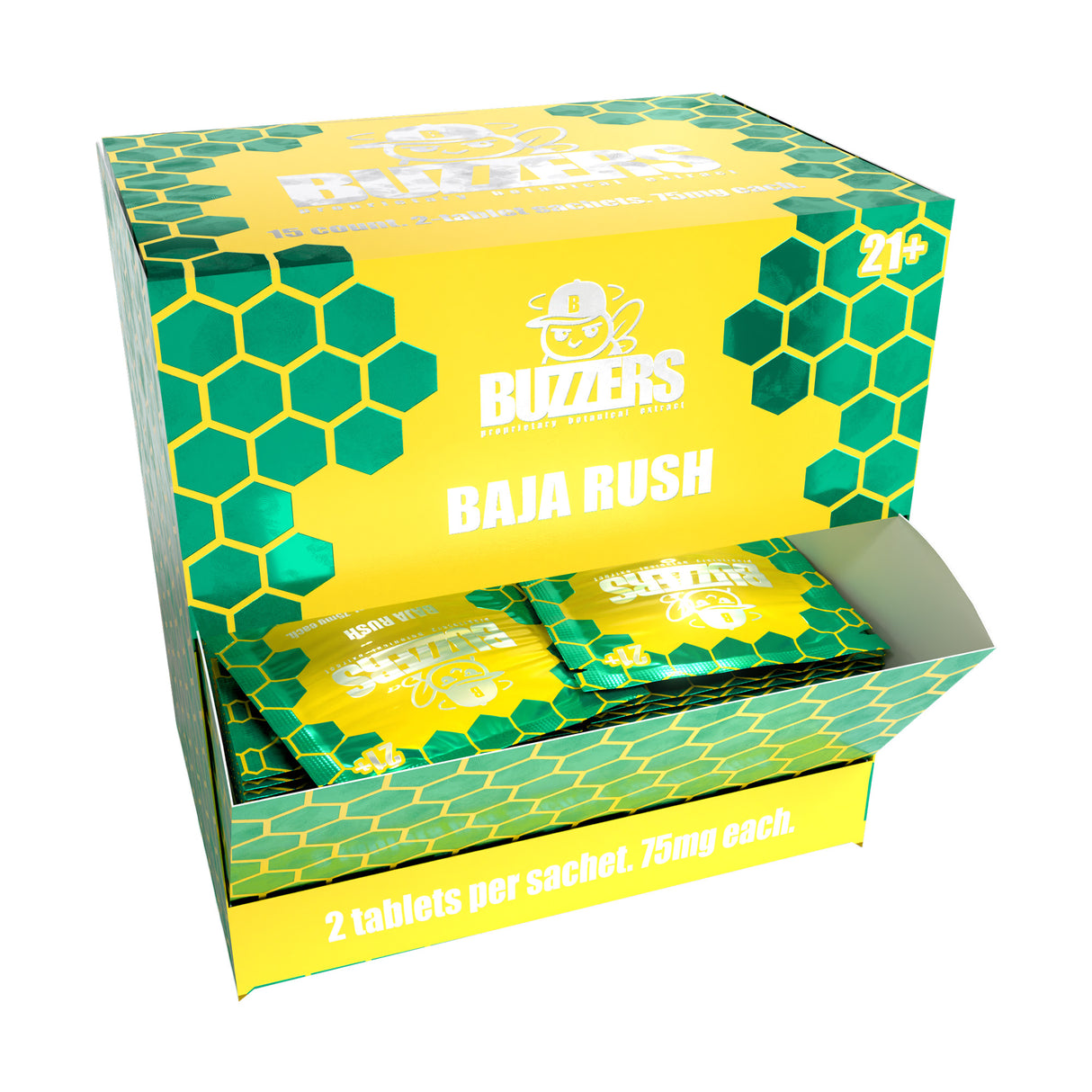 Buzzers Cat’s Claw Extract Tablets – 75mg – 2pk – 15ct