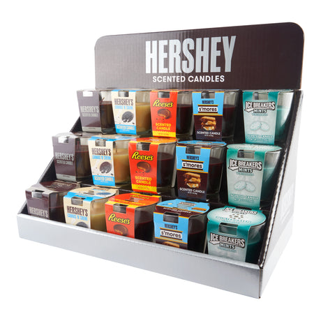 Hershey’s Assorted Candy Candle Display – 3oz – 15ct