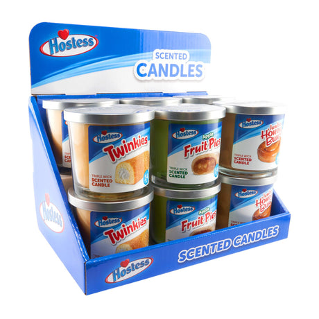 Hostess Assorted Candle Display – 14oz – 9ct