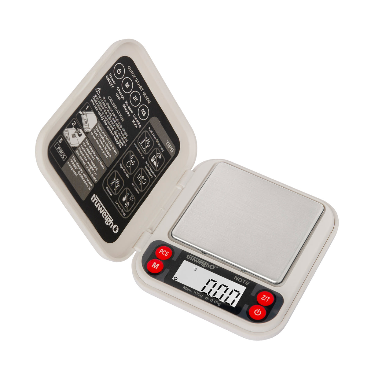 Truweigh Note Digital Mini Scale - 100G x 0.01G