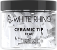 White Rhino Ceramic Tip Flat - 50ct