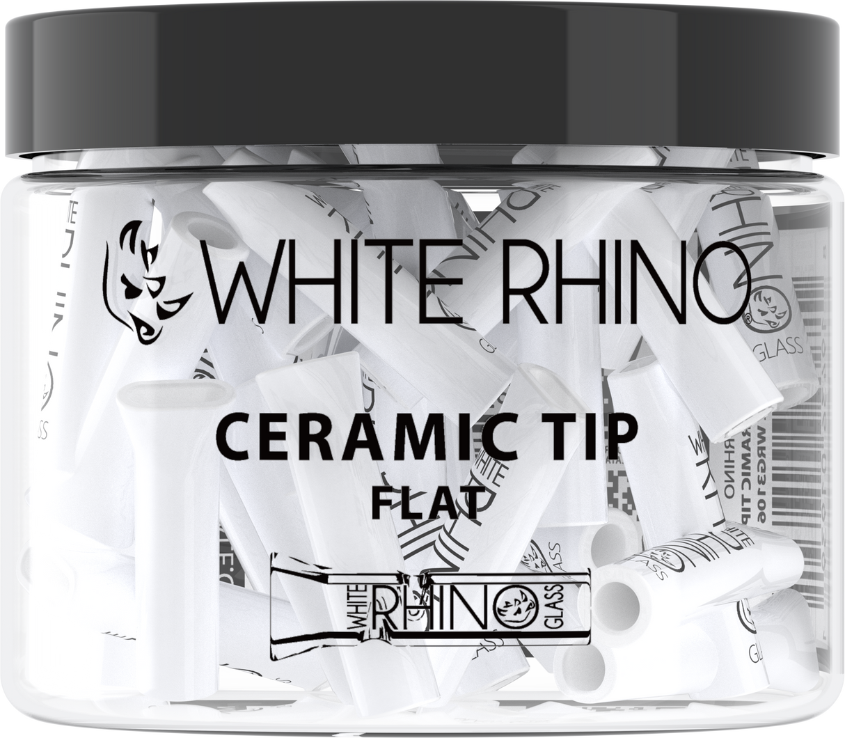 White Rhino Ceramic Tip Flat - 50ct