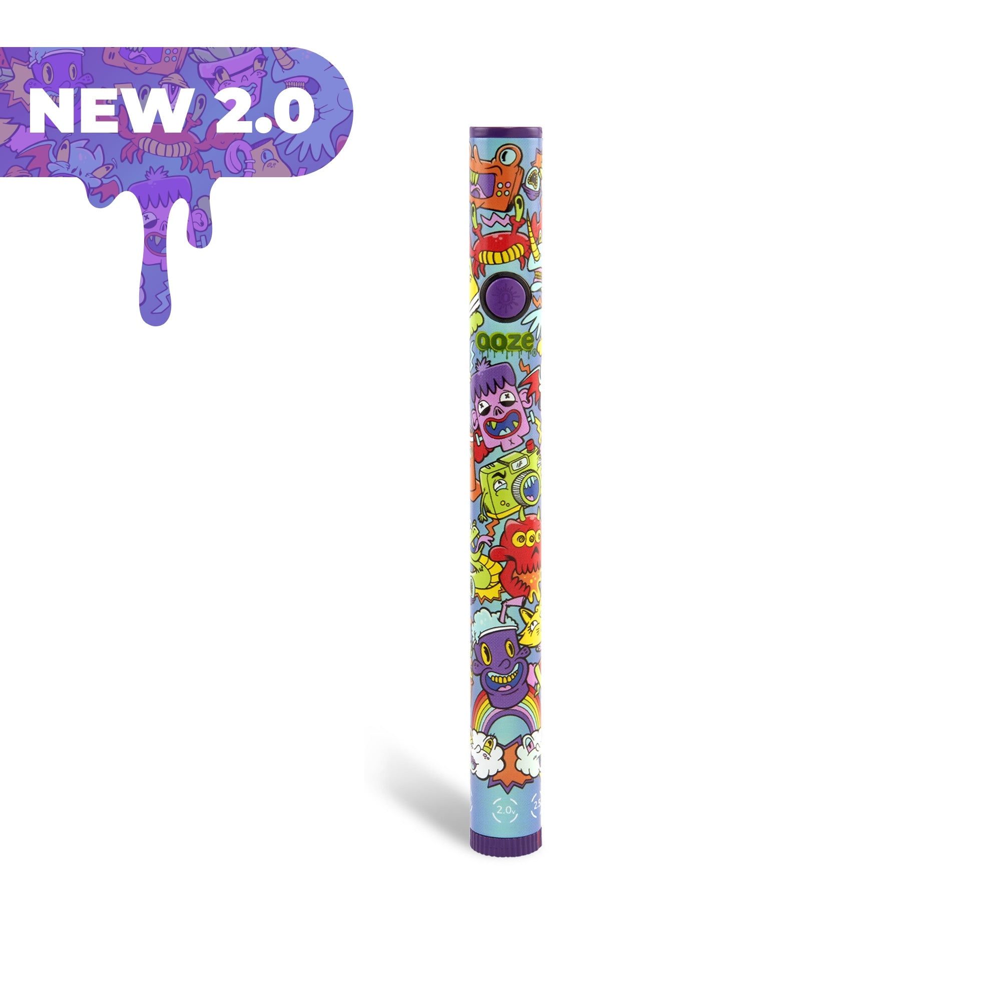 洋楽 Sha Slim Streight From Da Pen Ooze Twist Slim Pen – 320 mAh Flex Temp Battery – Midnight Sun