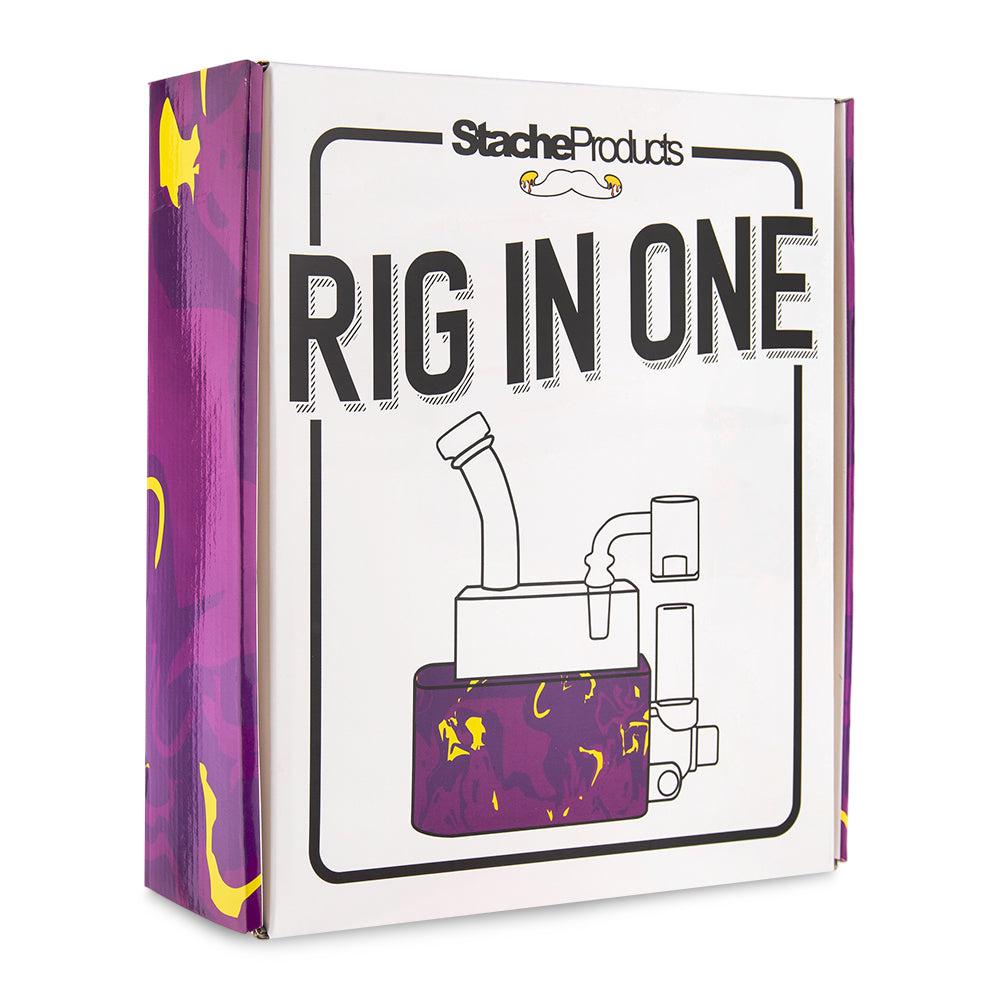 Stache Rio Dab Rig with Butane Torch Kit – Tie Dye Mix