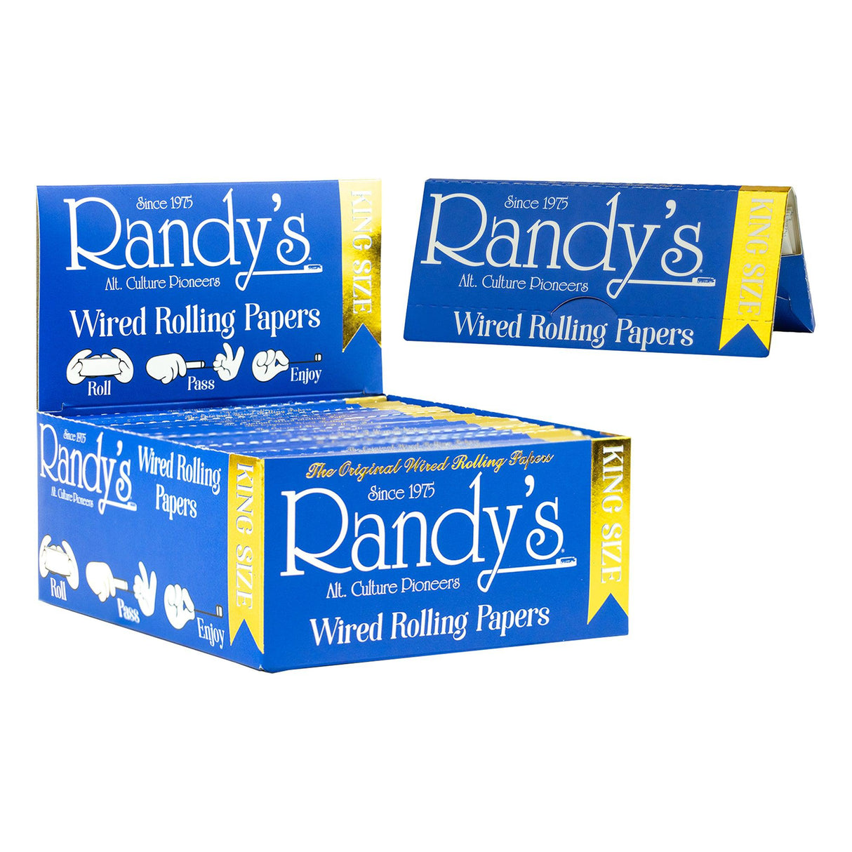 Randy's Classic Wired Papers King Size - 25ct