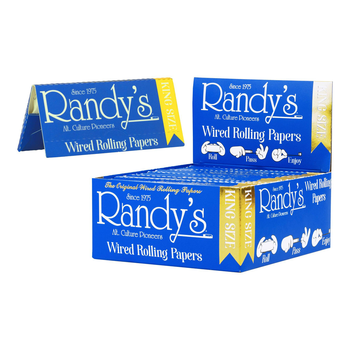 Randy's Classic Wired Papers King Size - 25ct