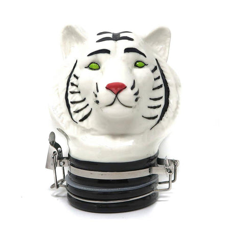 Contained Art Porcelain Jar - 250ml - Tiger