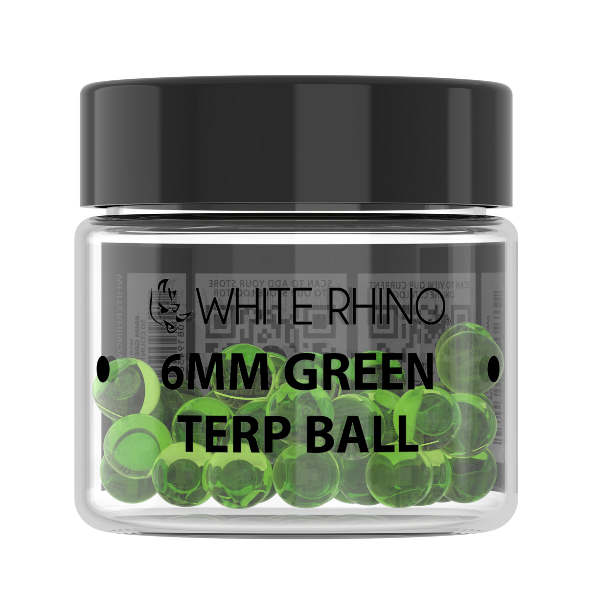 White Rhino Terp Ball 50ct Display – 6mm