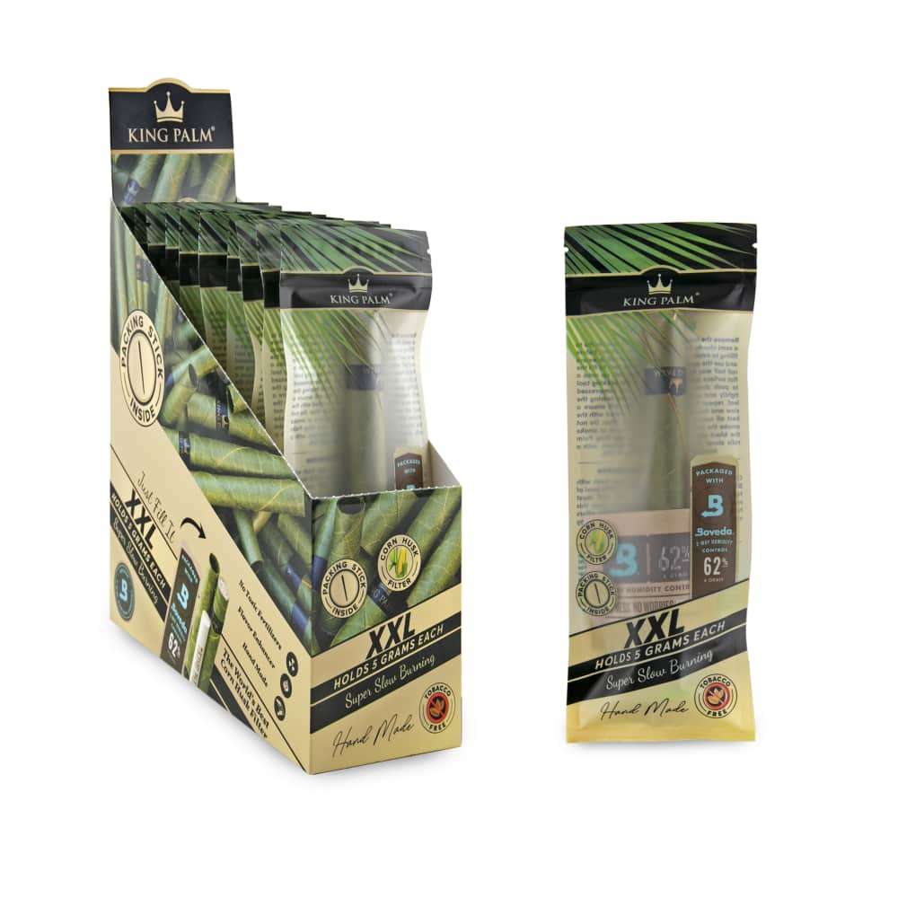 King Palm XXL 1pk Natural Leaf Tubes - 10ct