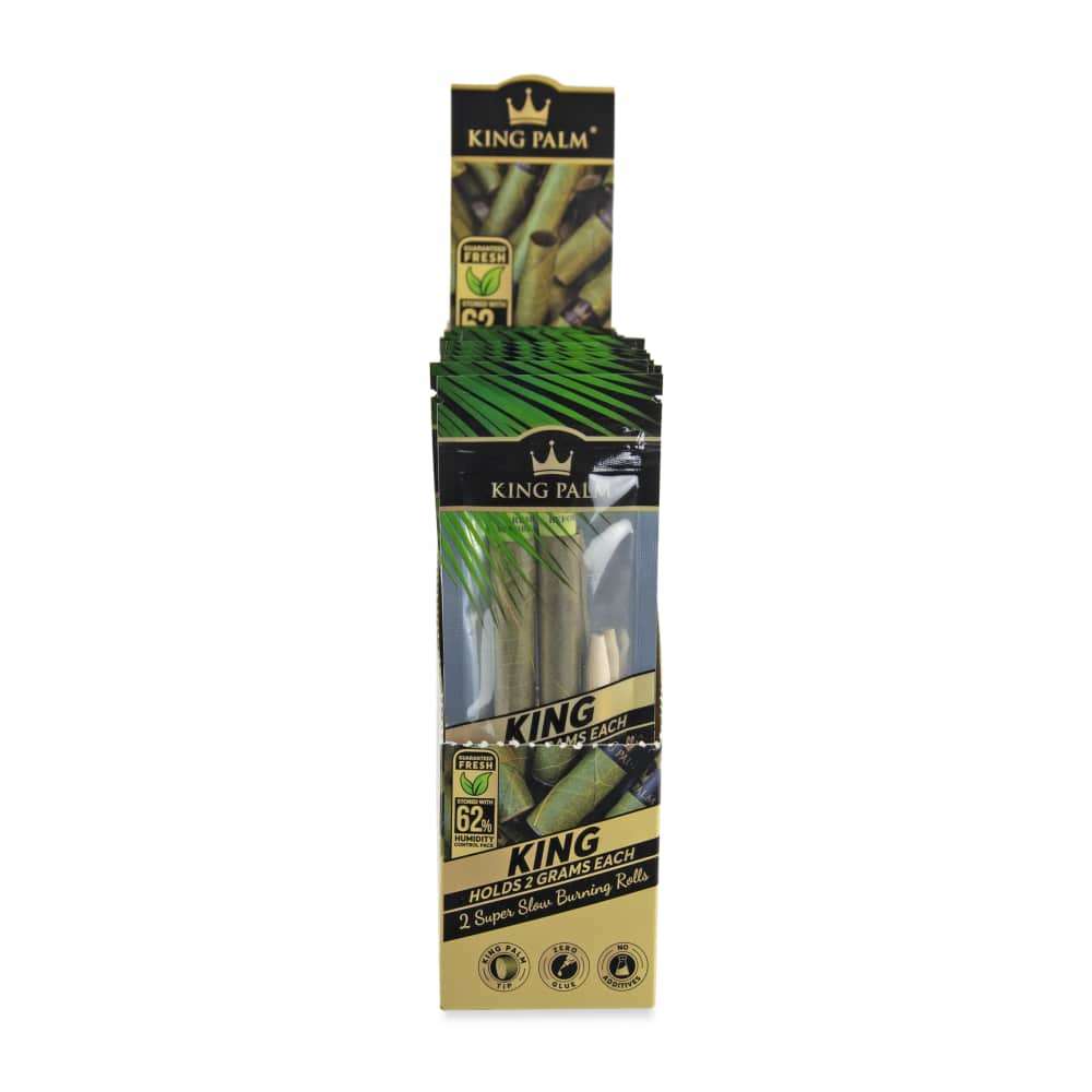 King Palm King Size 2pk Natural Leaf Tubes - 20ct