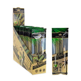 King Palm King Size 2pk Natural Leaf Tubes - 20ct