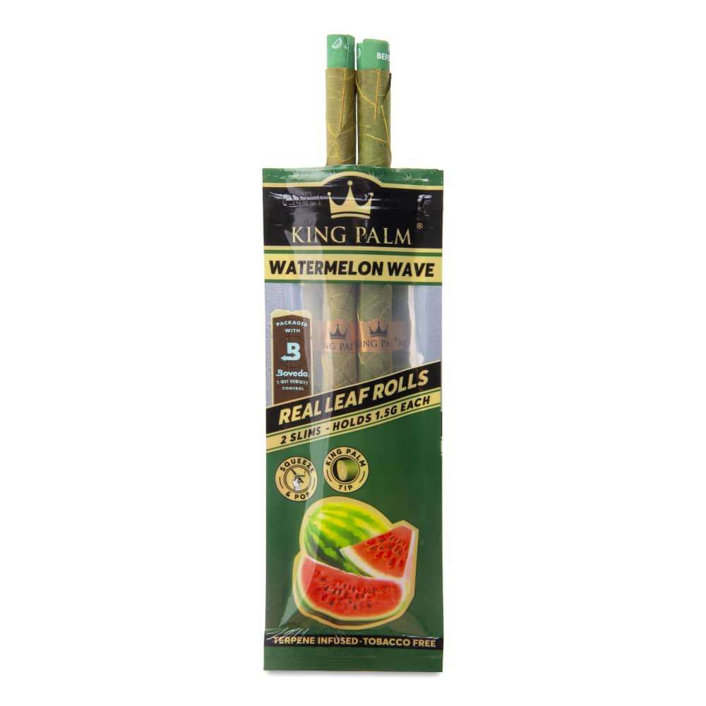 King Palm Slim Size 2pk Flavor Leaf Tubes - 20ct