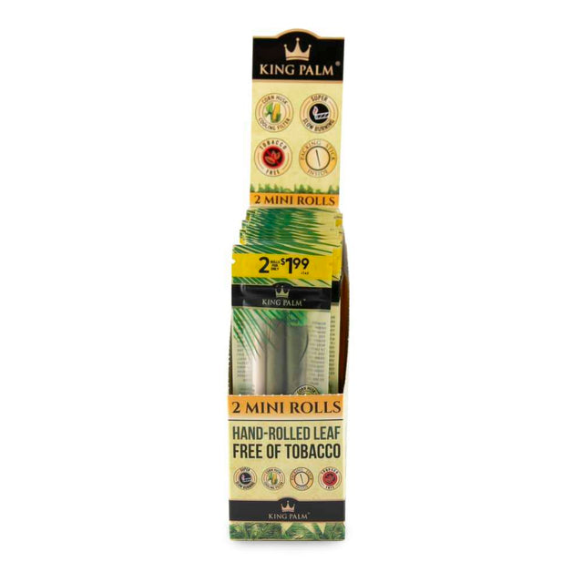 King Palm Mini Pre-Priced $1.99 Pre-Rolled Leaf Tubes - 20ct