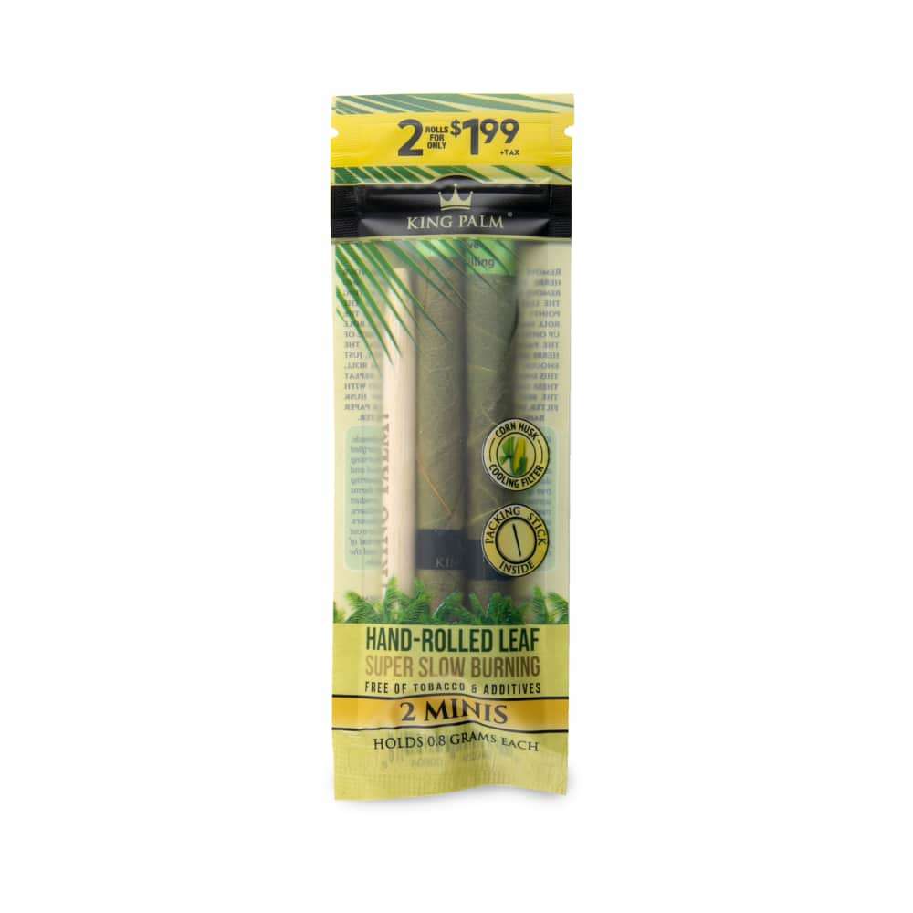 King Palm Mini Pre-Priced $1.99 Pre-Rolled Leaf Tubes - 20ct