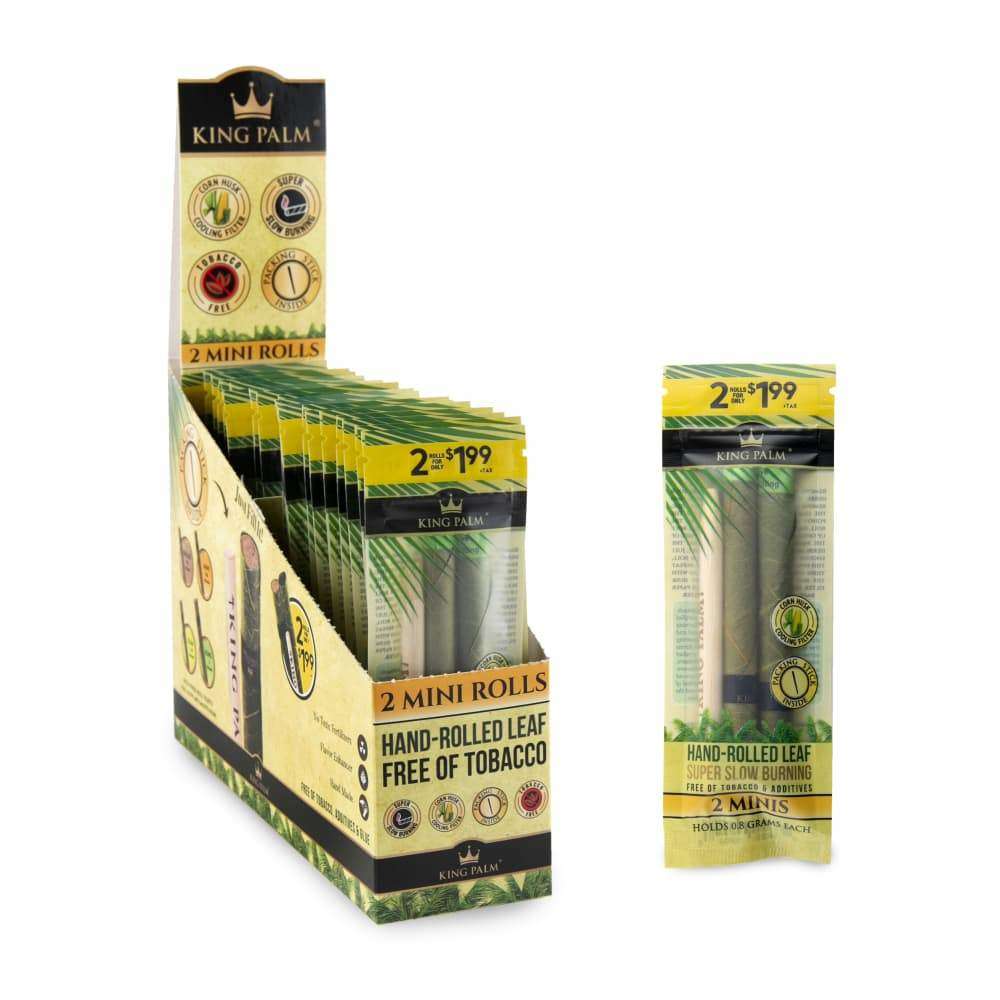 King Palm Mini Pre-Priced $1.99 Pre-Rolled Leaf Tubes - 20ct