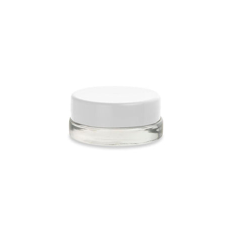 Thick Wall Glass Jar w/ Lid - 7ml - Clear Jar w/ Lid - 450ct
