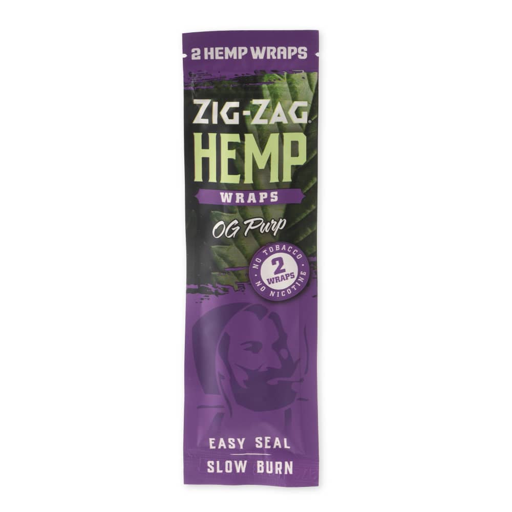 Zig Zag 2pk OG Purp Hemp Wrap Display – 25ct