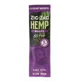 Zig Zag 2pk OG Purp Hemp Wrap Display – 25ct