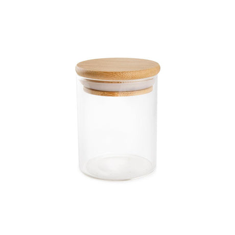 8oz Glass Jar with Wood Cap – 80ct Bulk
