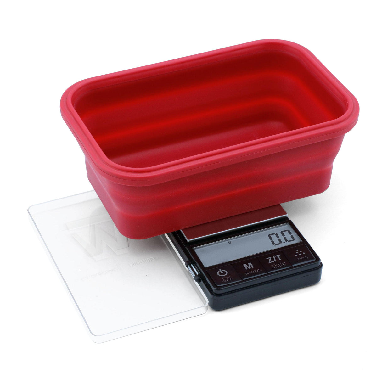 Truweigh Crimson Scale Collapsible Bowl - 1000g x 0.1g