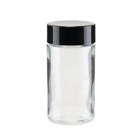 84mm Child Resistant Glass Joint Jar w/ Lid – 180ct Bulk