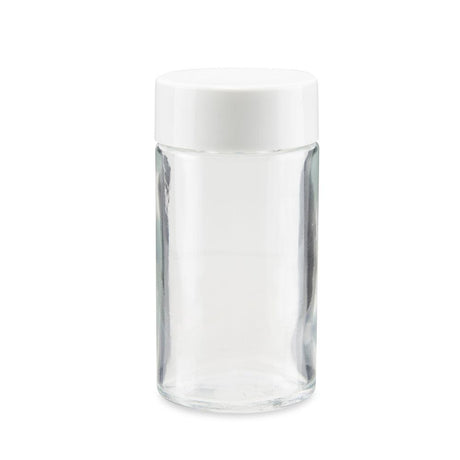 84mm Child Resistant Glass Joint Jar w/ Lid – 180ct Bulk