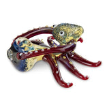 Hand Pipe - 5" - Gold Fumed Octopus