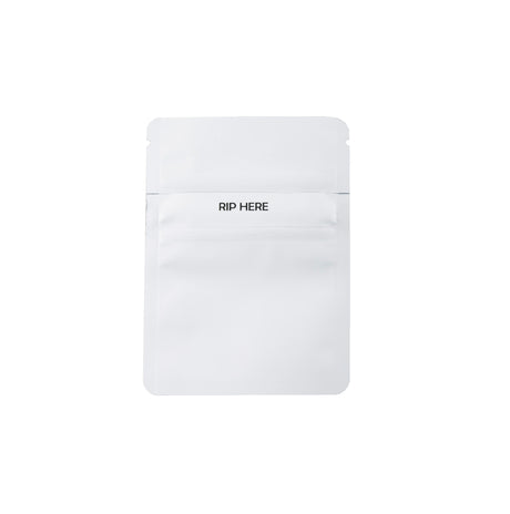 Grip n Rip Mylar Bags - 1g - White - 2000ct