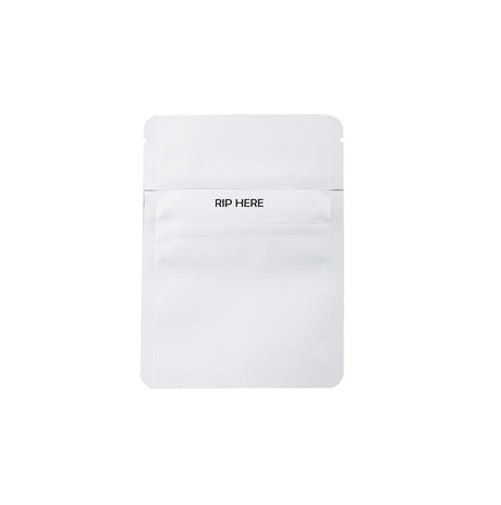 Grip n Rip Mylar Bags - 1g - White - 2000ct