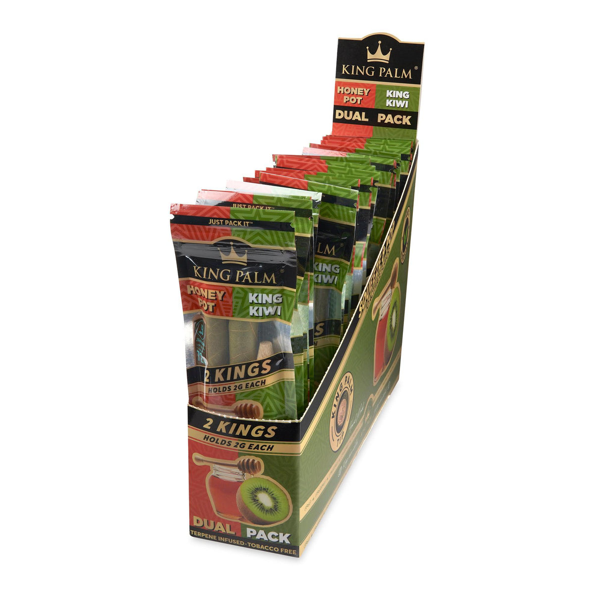 King Palm Dual Flavor King Size 2pk Leaf Tubes - 20ct