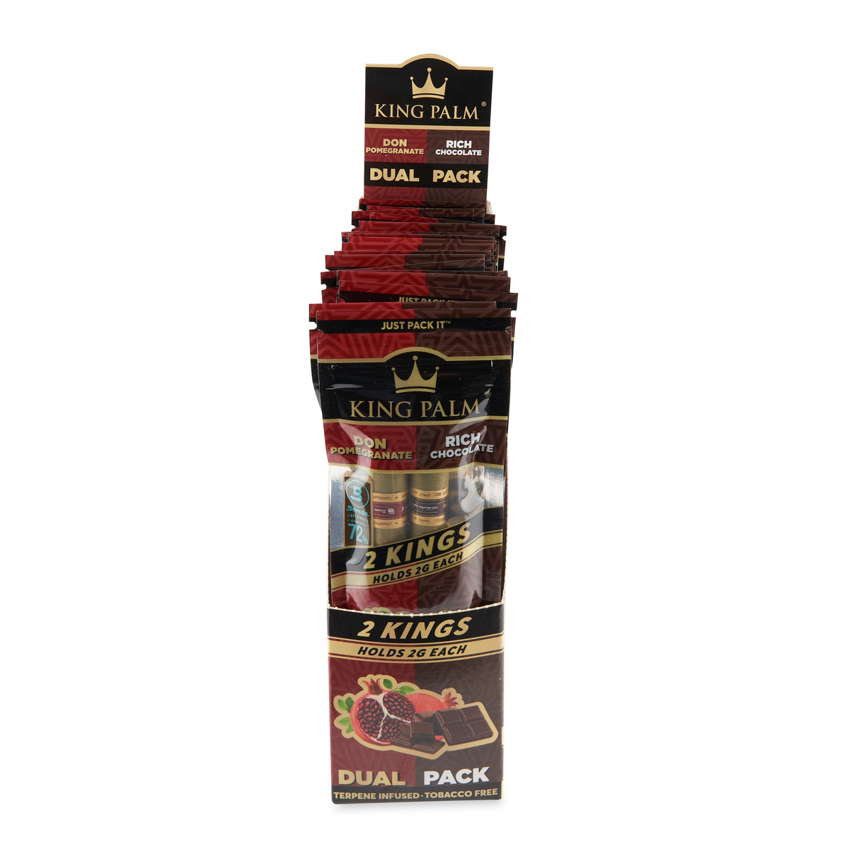 King Palm Dual Flavor King Size 2pk Leaf Tubes - 20ct