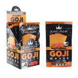 King Palm 4pk Goji Wraps 15ct Display