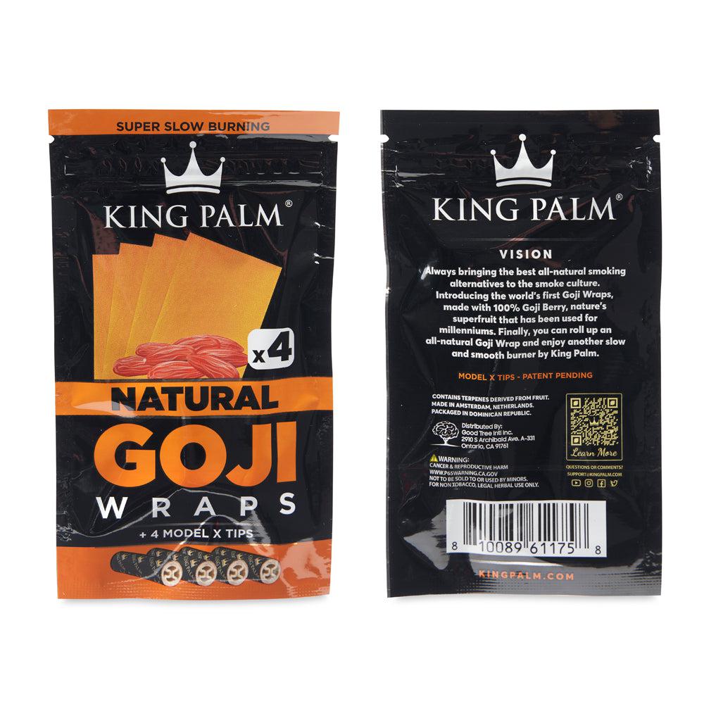 King Palm 4pk Goji Wraps 15ct Display