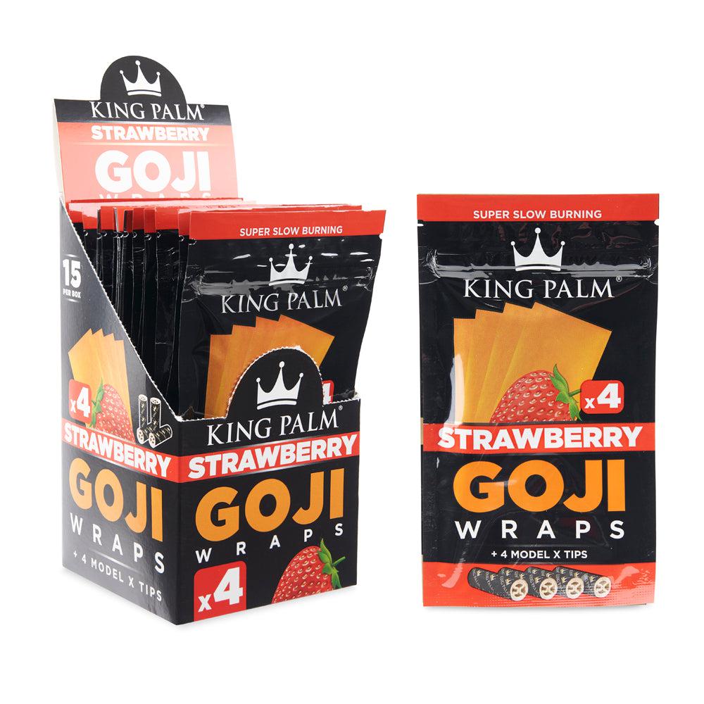 King Palm 4pk Goji Wraps 15ct Display