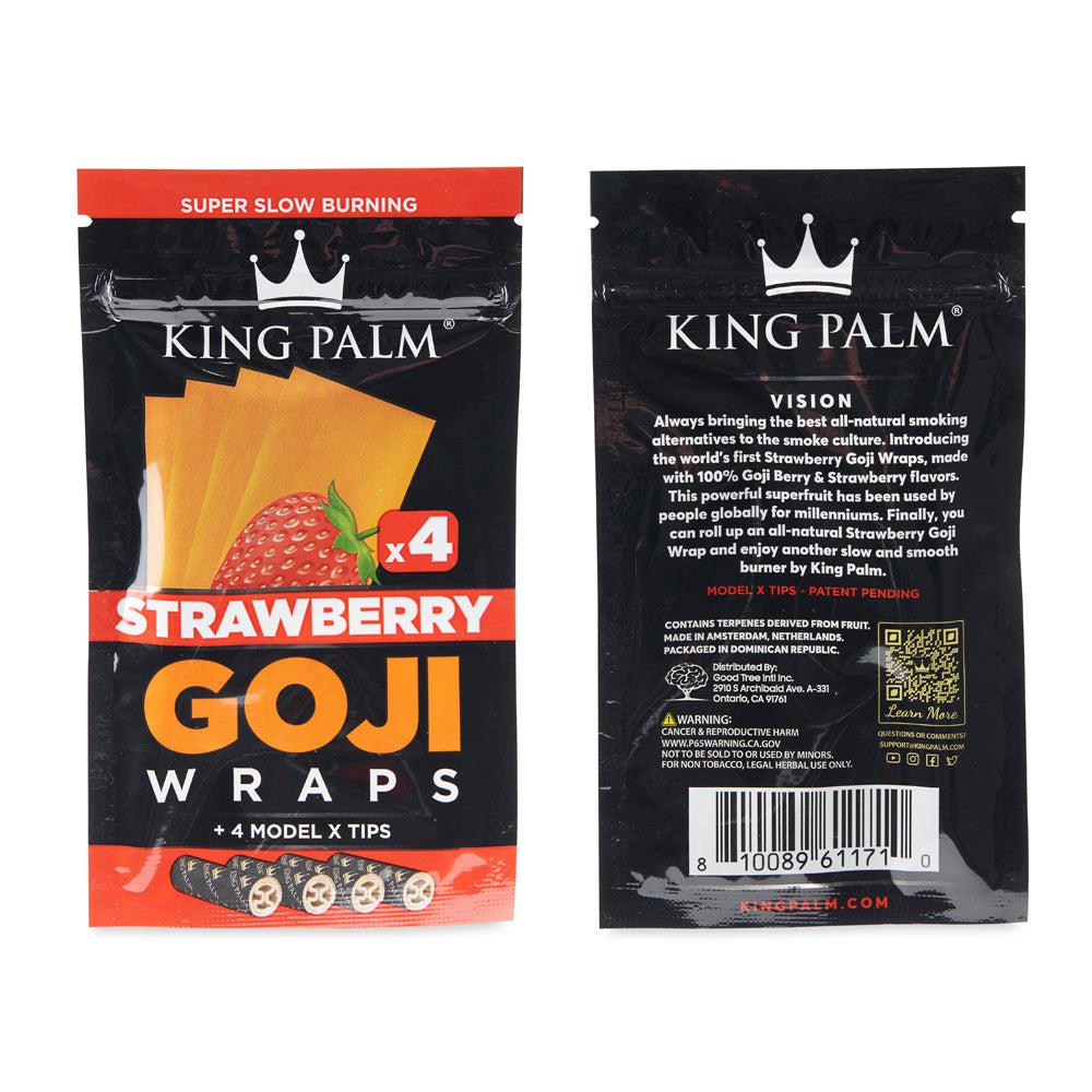 King Palm 4pk Goji Wraps 15ct Display