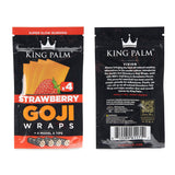 King Palm 4pk Goji Wraps 15ct Display