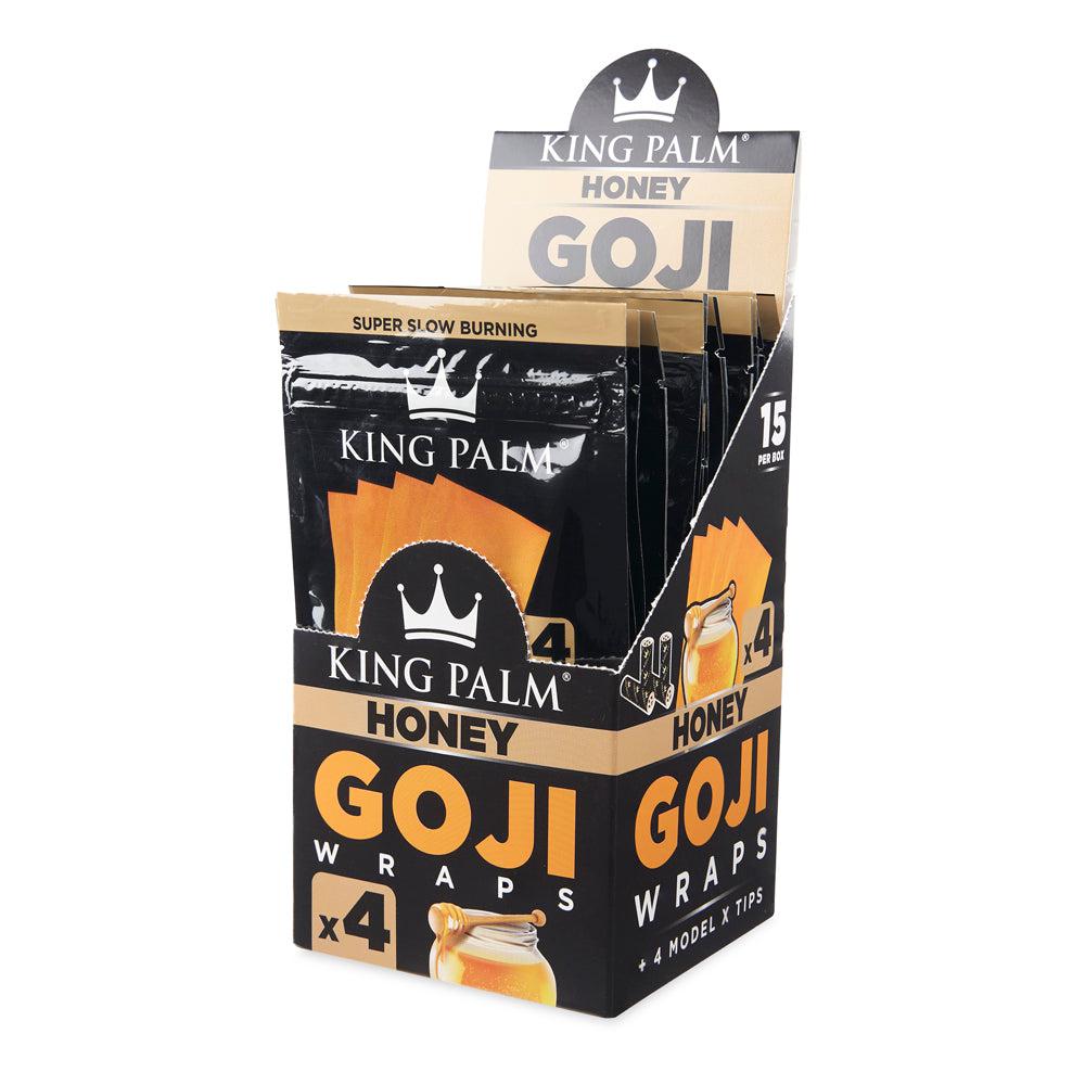 King Palm 4pk Goji Wraps 15ct Display