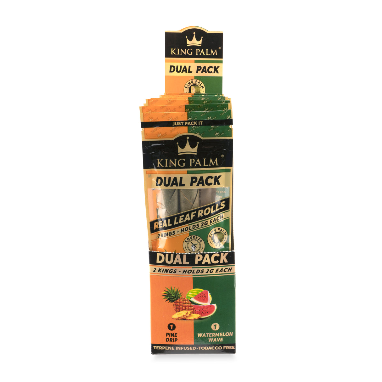 King Palm Dual Flavor King Size 2pk Leaf Tubes - 20ct