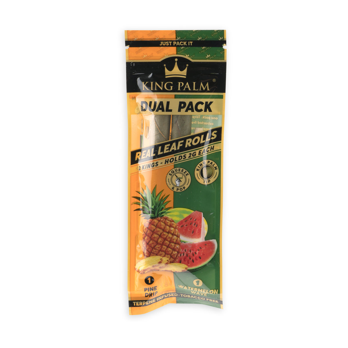 King Palm Dual Flavor King Size 2pk Leaf Tubes - 20ct