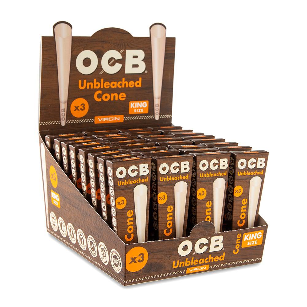 OCB Virgin Cones - King Size - 32ct