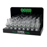 Ooze Glass Globe Assorted Display + Dual Quartz Coils - 32ct