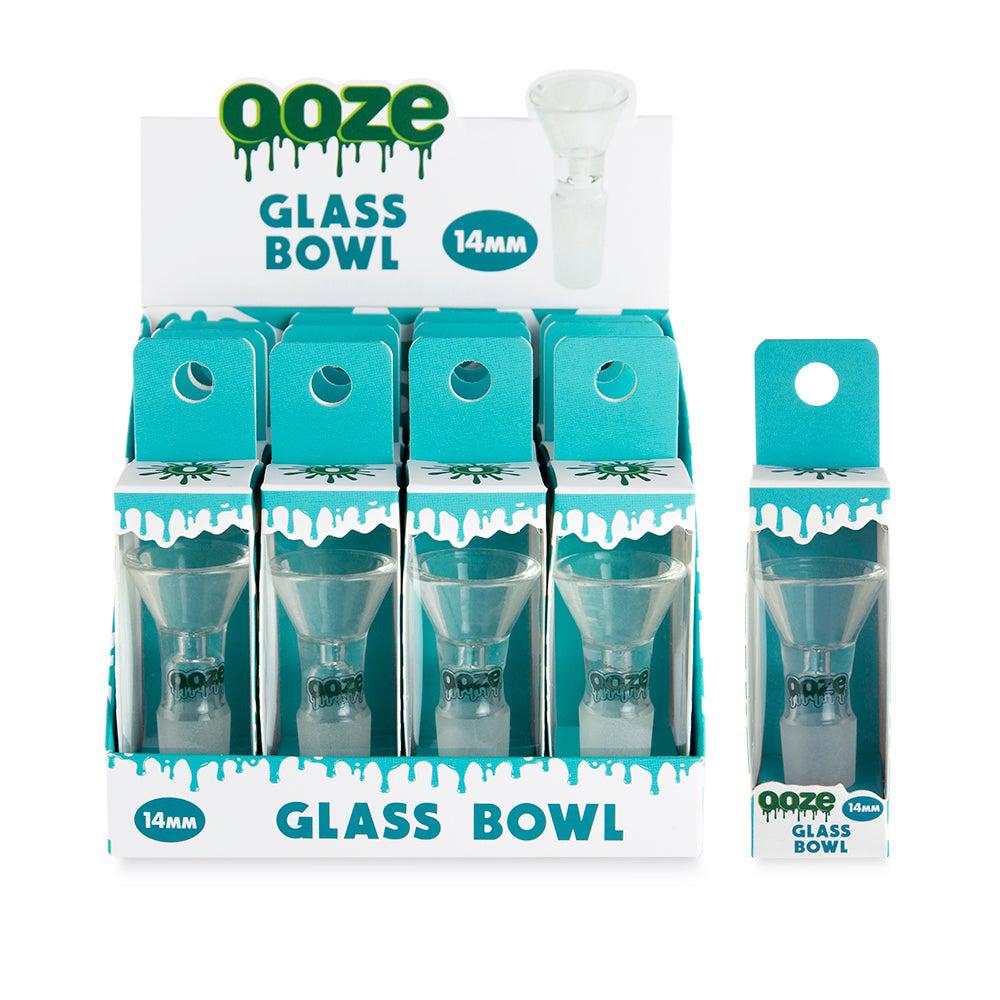 Ooze Borosilicate Glass Bowl - 14mm - Male - 12ct - Display