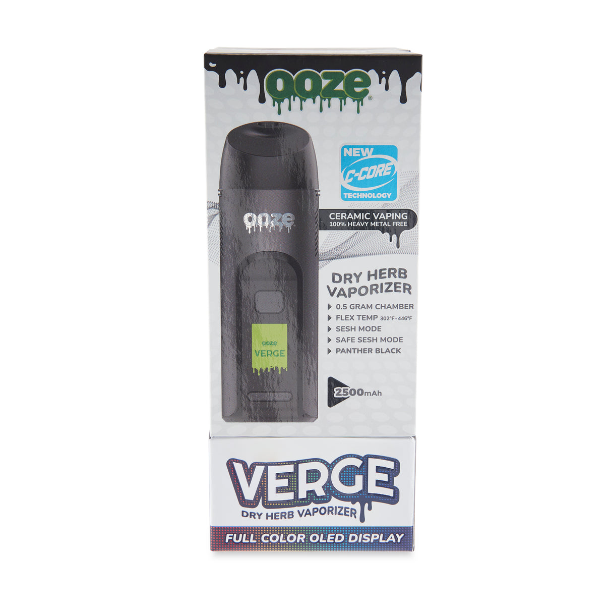 Ooze Verge Dry Herb Vaporizer – 2500 mAh C-Core