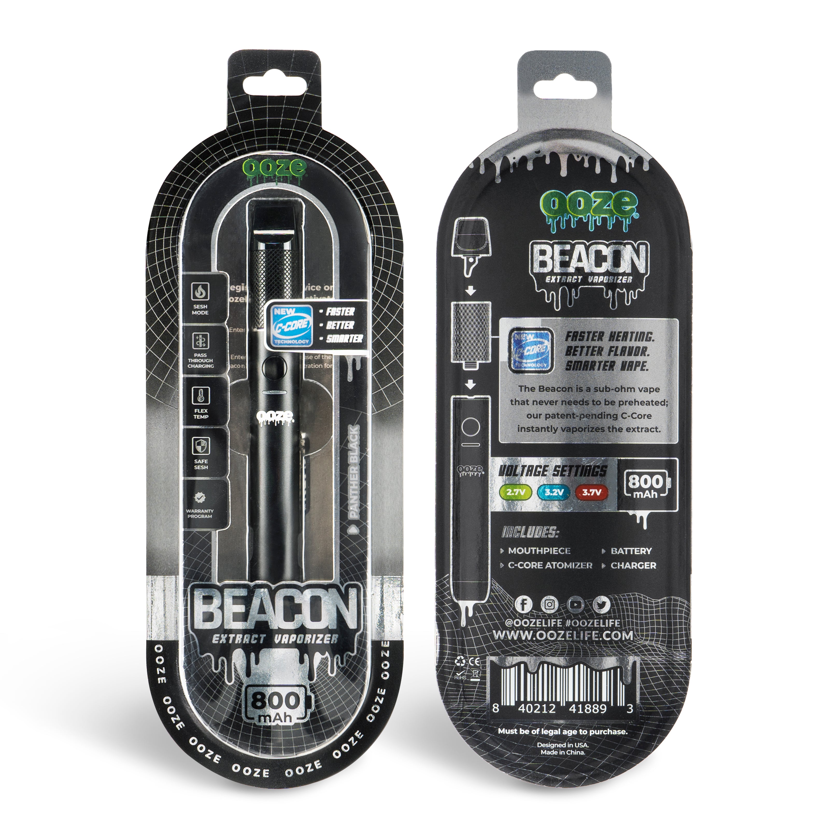 Wholesale Ooze Beacon Extract Vaporizer – 800 mAh - Cannatron