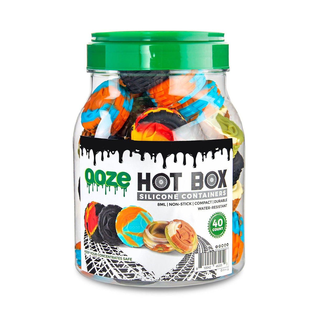 Ooze Hot Box Silicone Containers - 40ct