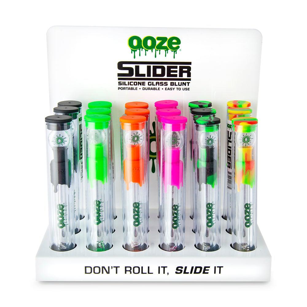 Ooze Slider Glass Blunt Display - 18ct