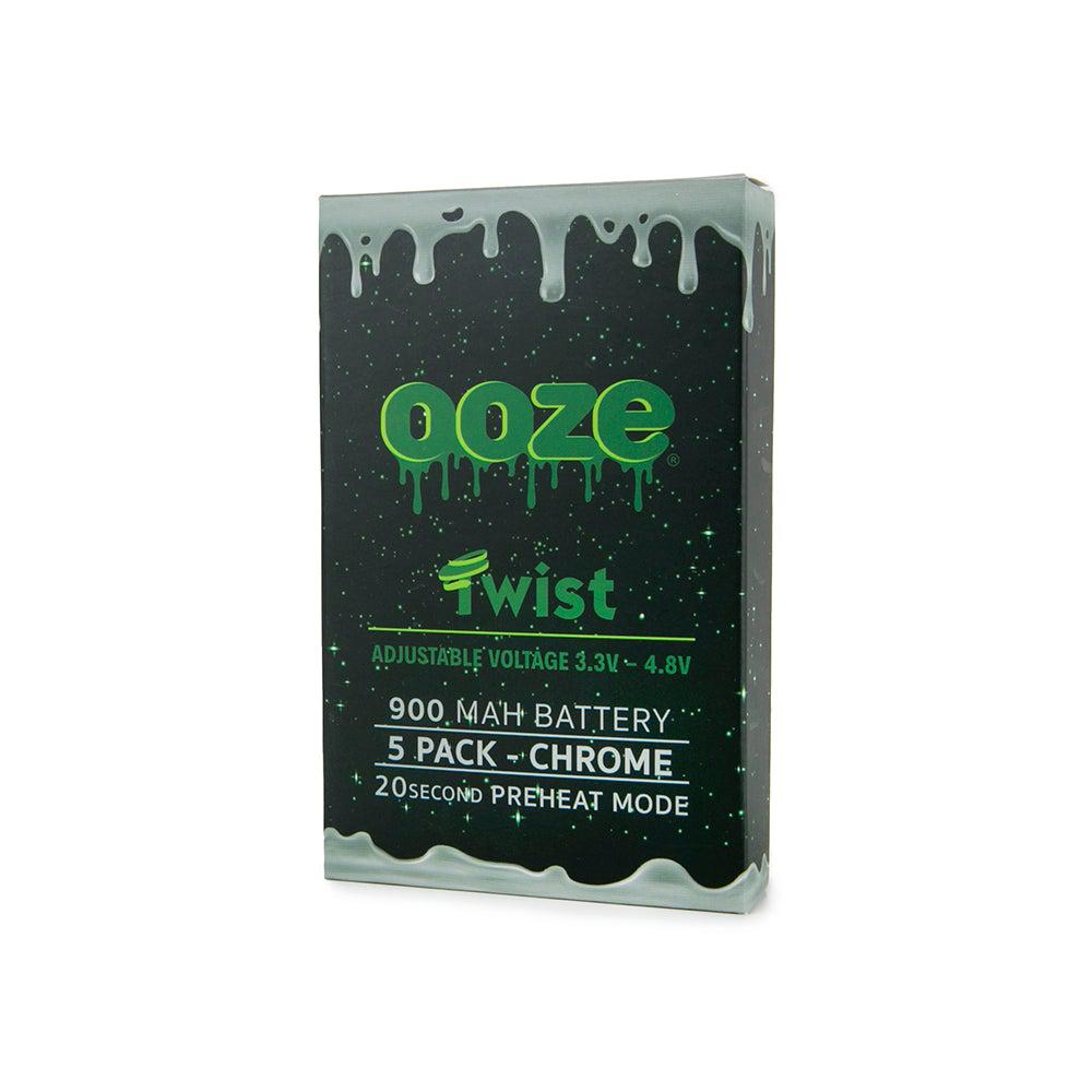 Ooze 900 Twist Battery - 5 Pack