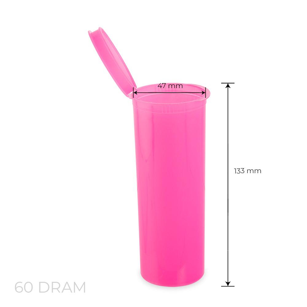 Loud Lock Pop Top Plastic Storage Vial 60 Dram - 75ct