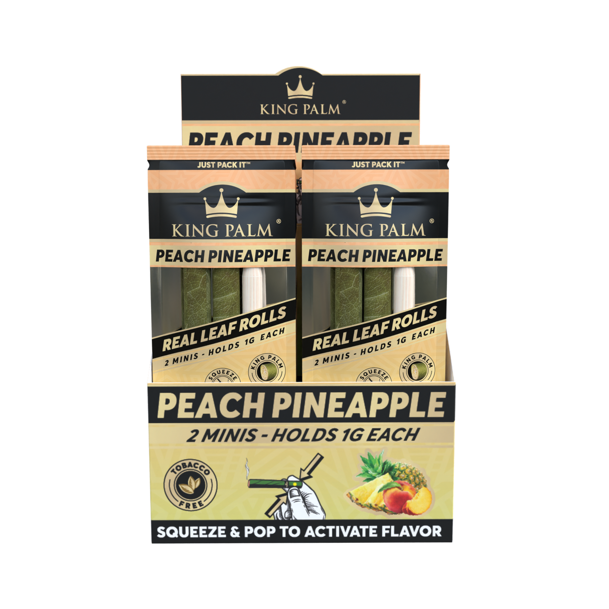 King Palm Mini Flavored 2pk Leaf Tubes - 20ct